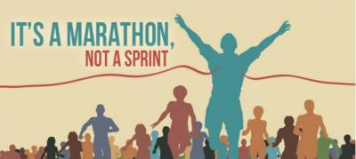 Marathon not a sprint