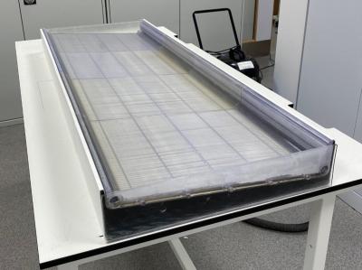 The WMG/Senergy solar cell as it went in for testing image